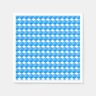 Serviettes en papier - Motif en bloc dans trois to