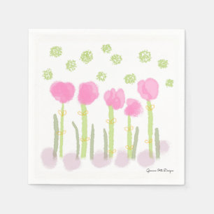 Serviettes en papier Nature White Standard Cocktai