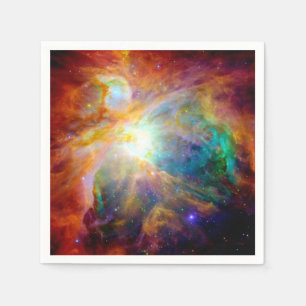 Serviettes en papier nébuleuse d'Orion galaxie col