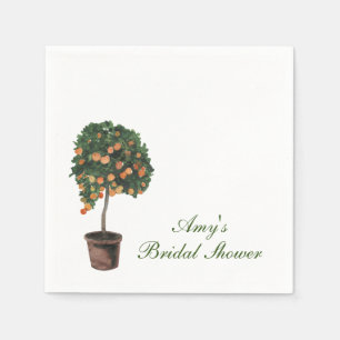 Serviettes en papier Orange Main Squeeze