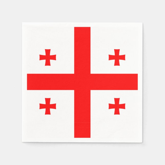 Serviettes en papier patriotique avec drapeau de l (Devant)