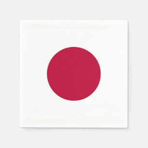 Serviettes en papier patriotique avec drapeau japo