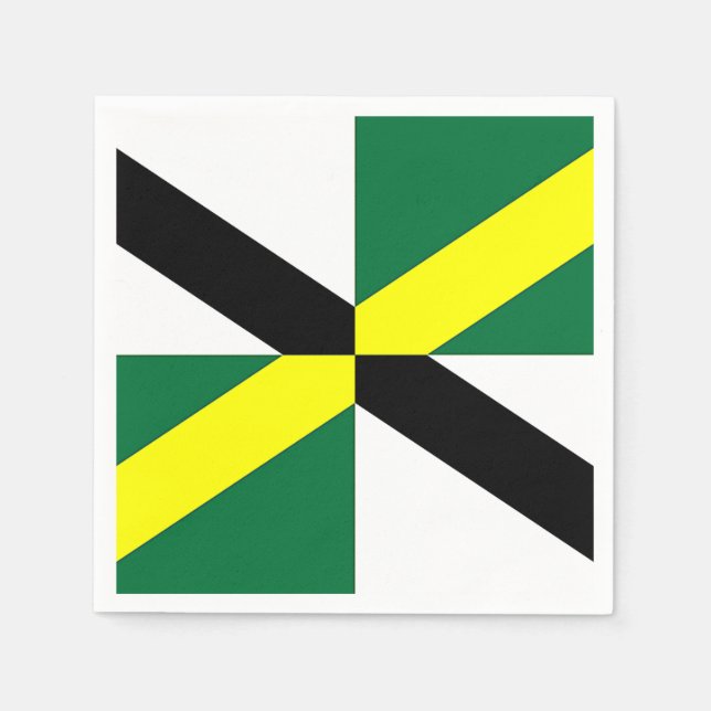 Serviettes en papier patriotique avec le drapeau d (Devant)