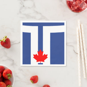Serviettes en papier patriotiques avec drapeau de