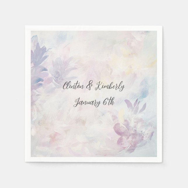 Serviettes en papier personnalisables Adara (Devant)
