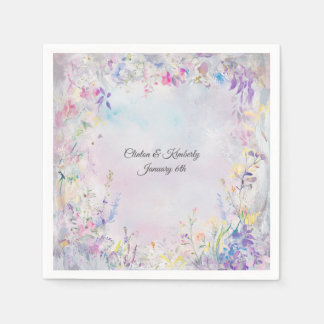 Serviettes en papier personnalisables Amara