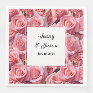 Serviettes en papier personnalisées pour mariage