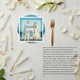 Serviettes en papier photographique