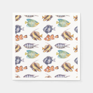 Serviettes en papier Poisson, Fournitures de fête
