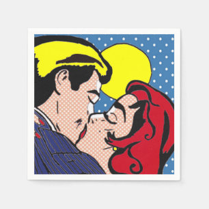 Serviettes en papier Pop Art Happily Ever After