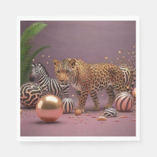 serviettes en papier poster de animal