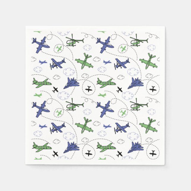 Serviettes en papier pour avion, Fournitures pour  (Devant)