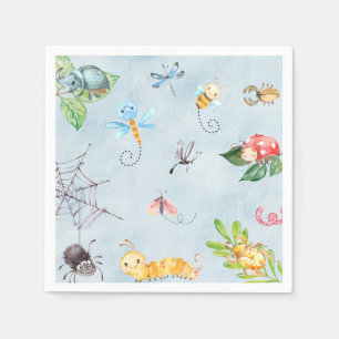 Serviettes en papier pour baby shower / anniversai