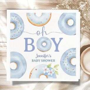 Serviettes en papier pour Baby Shower Garçon Brunc