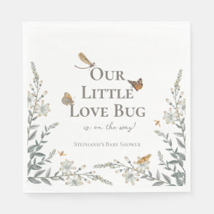 Serviettes en papier pour Baby Shower Little Love