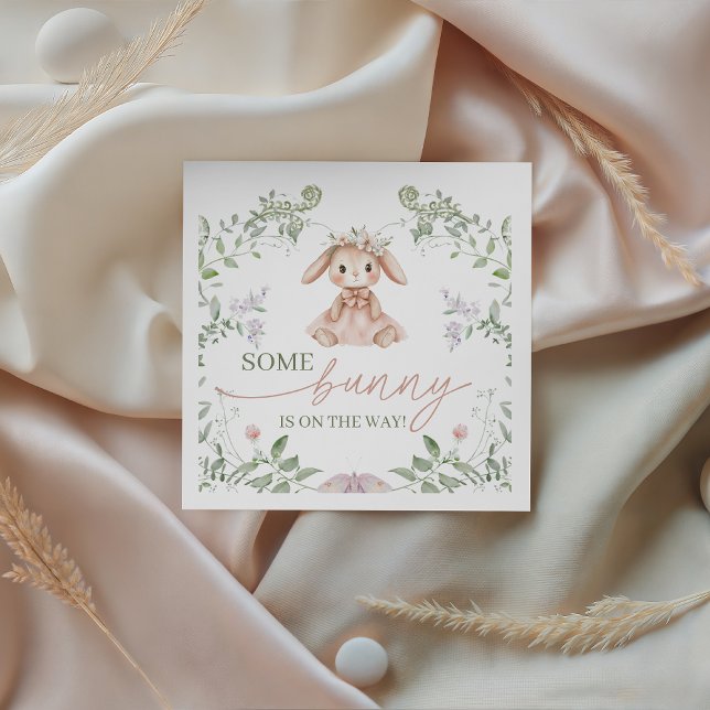 Serviettes en papier pour Baby Shower Some Bunny (Créateur téléchargé)