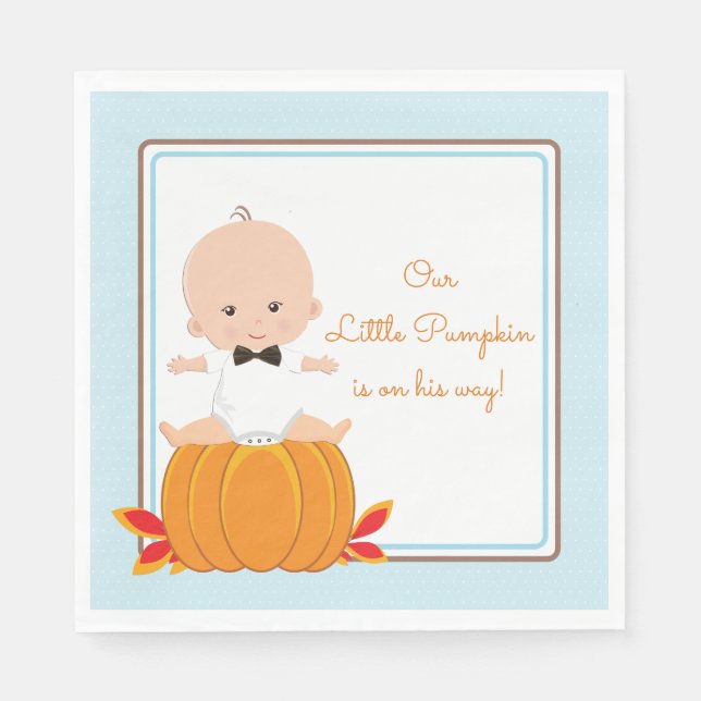 Serviettes en papier pour Baby Shower sur le thème (Devant)