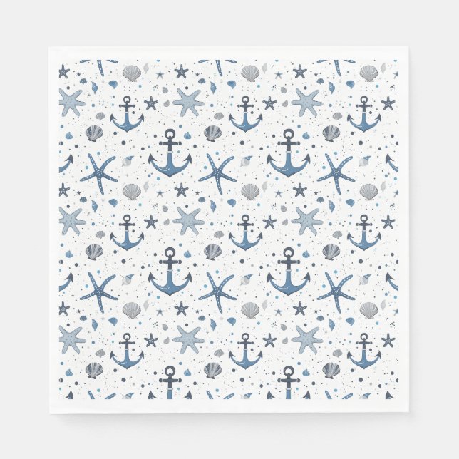 Serviettes en papier pour cocktail de fête thème n (Devant)