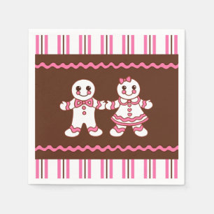 Serviettes en papier pour cookies de Noël