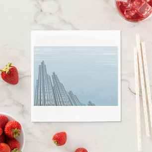 Serviettes en papier pour gratte-ciel de la ville