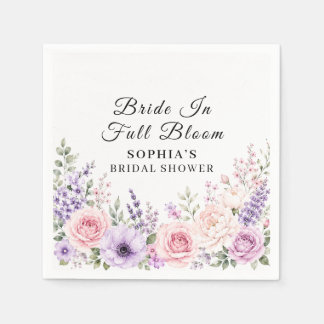 Serviettes en papier pour la douche de la mariée F