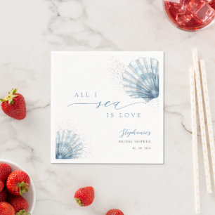 Serviettes en papier pour la fête de mariage thème
