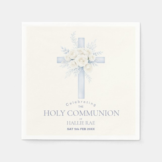 Serviettes en papier pour la Première Communion, c (Devant)