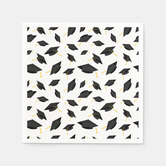 Serviettes en papier pour la remise des diplômes (Devant)