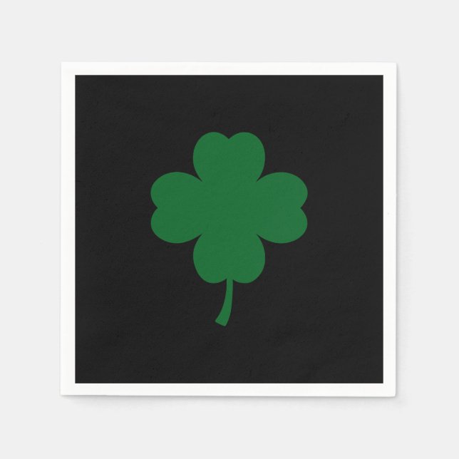 Serviettes en papier pour la Saint-Patrick (Devant)