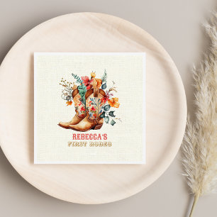 Serviettes en papier pour le premier rodéo d'anniv