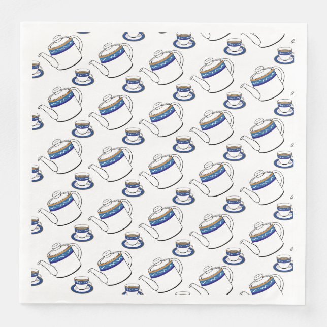 serviettes en papier pour le thé (Devant)