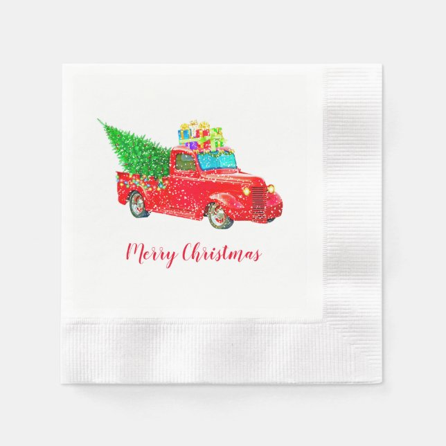 Serviettes en papier pour les fêtes (Devant)