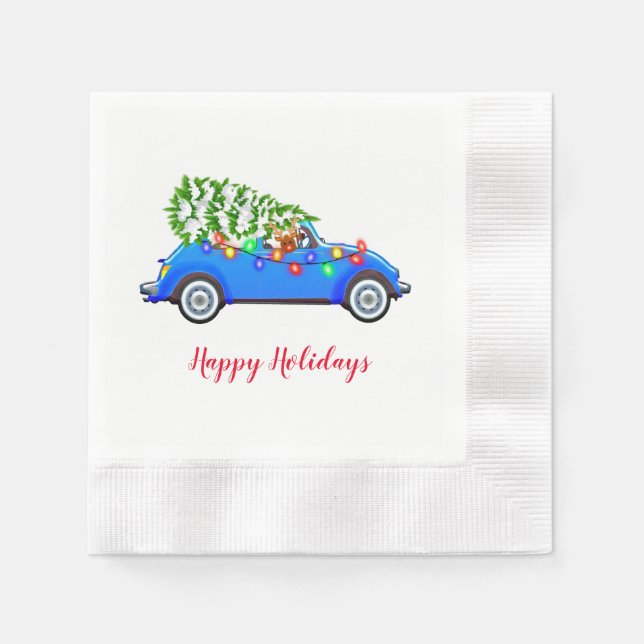 Serviettes en papier pour les fêtes (Devant)
