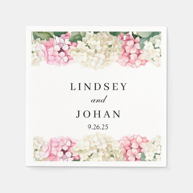 Serviettes en papier pour mariage (Devant)