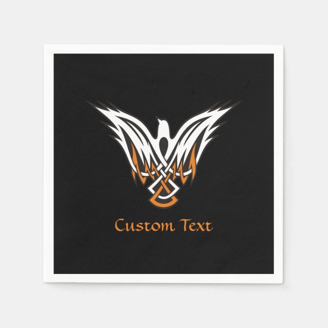 Serviettes en papier pour oiseaux celtes (Devant)