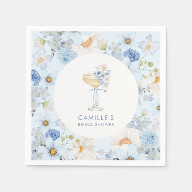 Serviettes en papier pour un brunch pétillant et f (Devant)