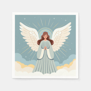 Serviettes en papier Prière de l'ange céleste