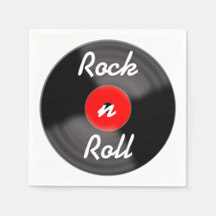 Serviettes en papier Rock n Roll
