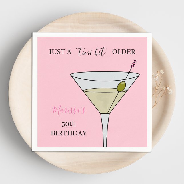 Serviettes en papier roses pour anniversaire un pe (Créateur téléchargé)