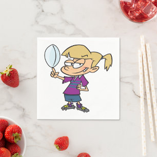Serviettes en papier Rugby Girl