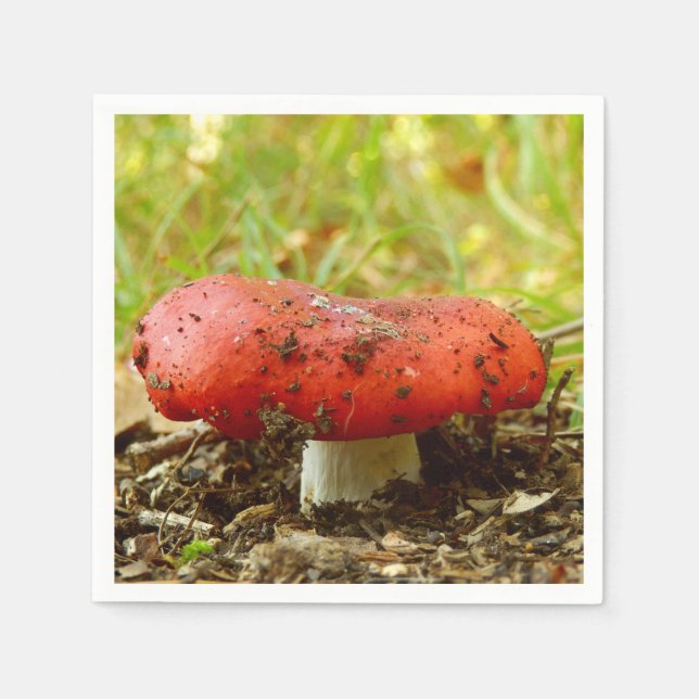 Serviettes en papier Russula Emetica (Devant)