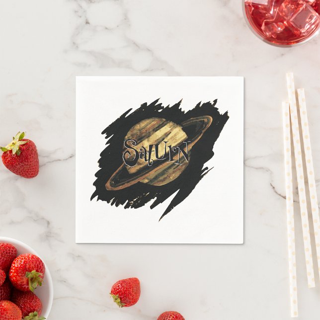 Serviettes en papier Saturn (Créateur téléchargé)