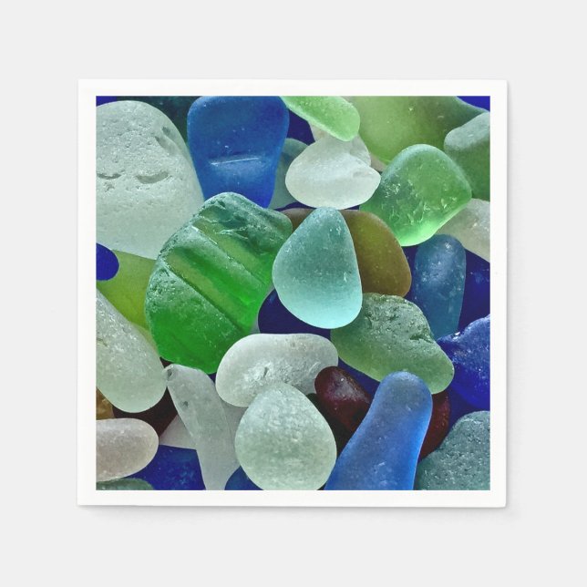 serviettes en papier Seaglass (Devant)