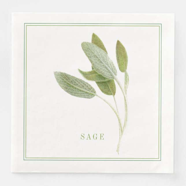 SERVIETTES EN PAPIER STANDARD POUR DINER FRESH SAG (Devant)