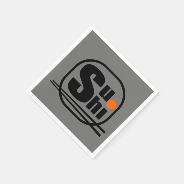 Serviettes en papier sushi (Coin)