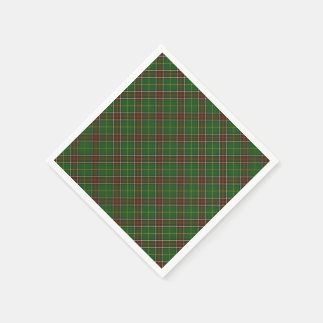 serviettes en papier Terre-Neuve Tartan plaid (Coin)