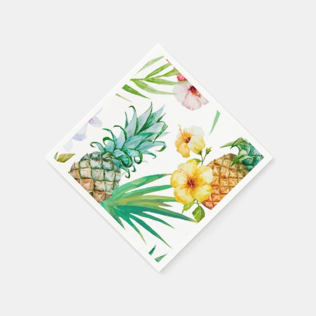 Serviettes en papier tropical (Coin)