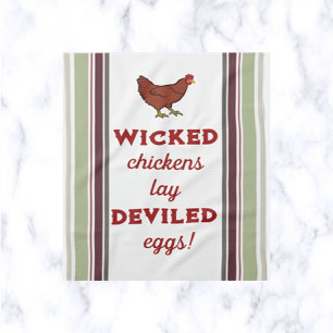 Serviettes et poulets chauds Serviette de cuisine