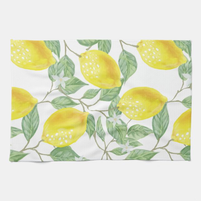 Serviettes fraîches de Kitch de citrons (Horizontal)