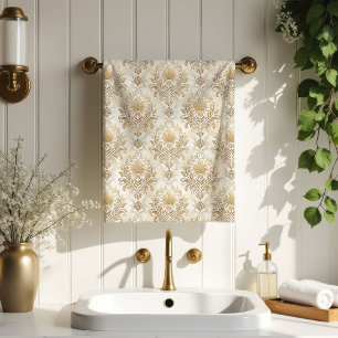 Serviettes Inspirées de l'Antique Crème Ivoire à M